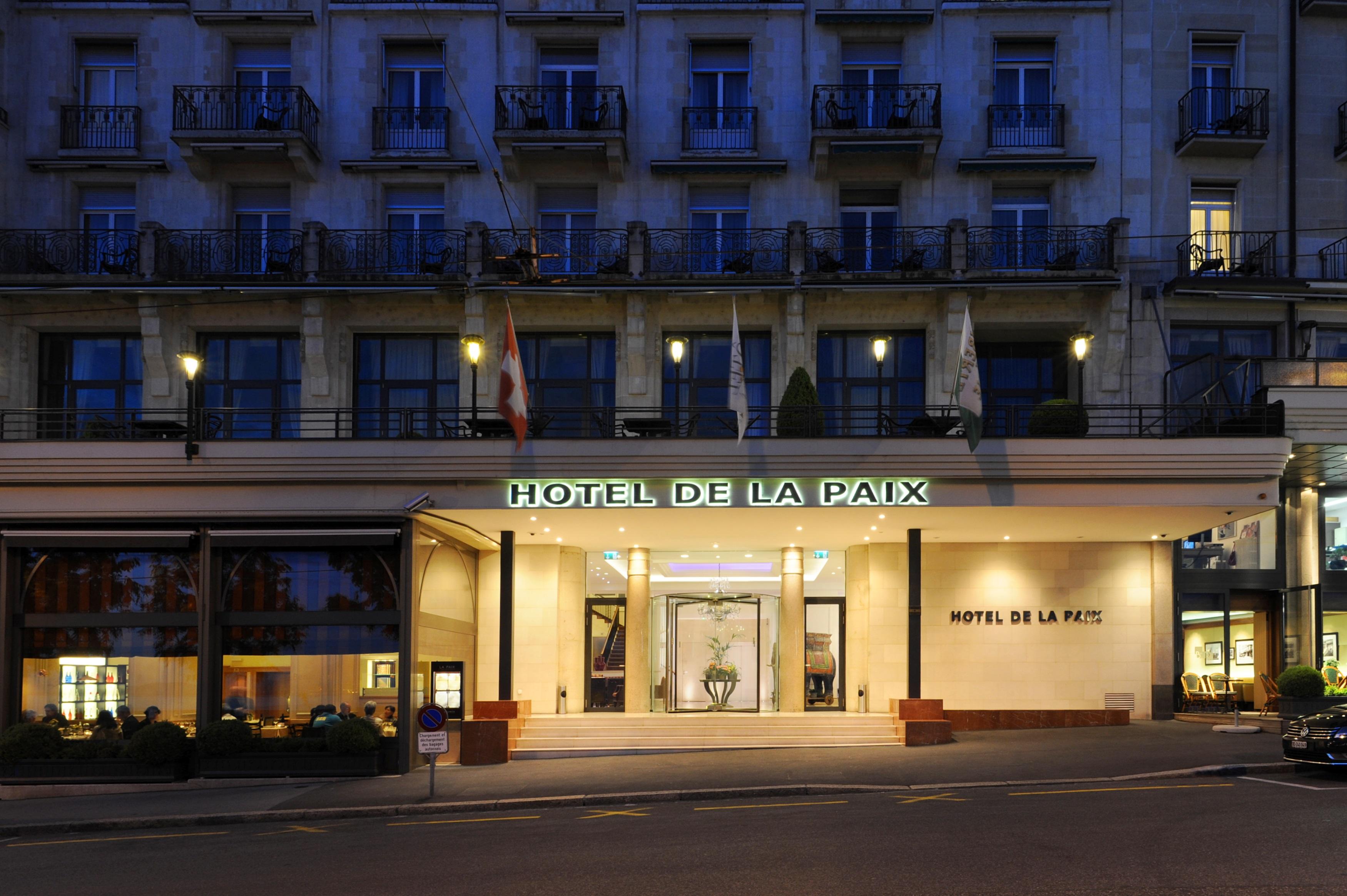 Hotel De La Paix Лозанна Екстер'єр фото