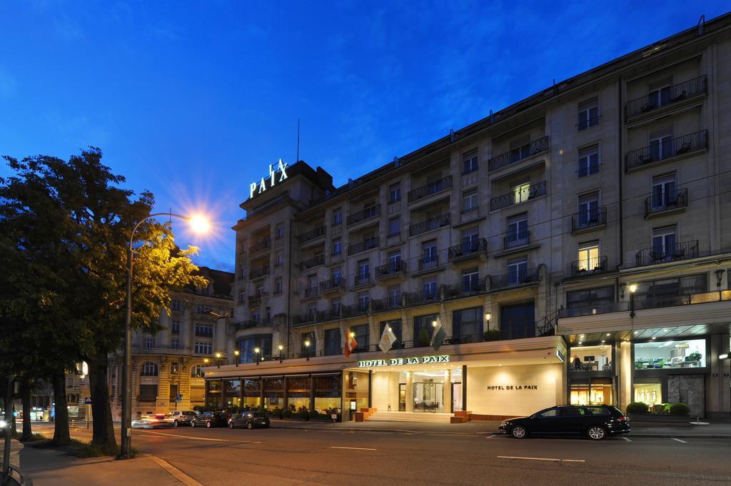 Hotel De La Paix Лозанна Екстер'єр фото